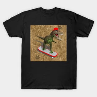 Skateboarding T-Rex T-Shirt